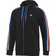 Джемпер ESSENTIALS 3 STRIPES FULL ZIP HOOD Adidas G70268