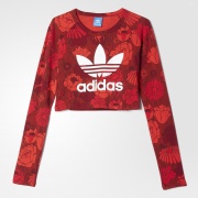 Футболка с длинными рукавами CROP LONGSLEEVE AY7944 Adidas