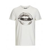 Футболка JORSPLATTERED TEE SS CREW NECK 12116997WhiteDancer Jack &Jones