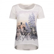 Футболка onlRHINA S/S ROSE/CITY TOP BOX ESS 15133534City ONLY