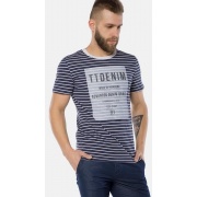 Футболка Striped tee with chestprin 105544800126811 Tom Tailor