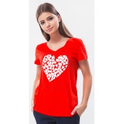 Футболка Valentine heart shirt 105553600704810 Tom Tailor