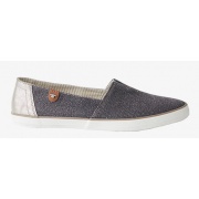 Балетки Slipper in Glitzer-Optics 48906040070grey Tom Tailor