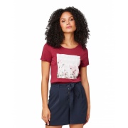 Футболка basic front print shirt 1012355XX7018468 Tom Tailor