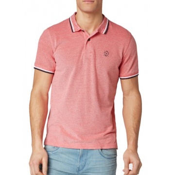 Поло polo in two-tone fabric 1008653XX1016128 Tom Tailor