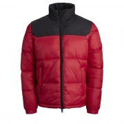Куртка JJDREW PUFFER COLLAR LTN 12173866 Tango Red Jack & Jones