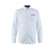 Рубашка JJMATTHEW SHIRT LS Slim Fit 12174101White Jack & Jones