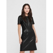 Платье URSA-DIONNE SS FAUX LEATHER DRESS PN 15216863 Black ONLY