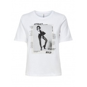Футболка ONLINDRE LIFE BOXY S/S  TRUST BOX JRS 15221374 White ATTRACT ONLY