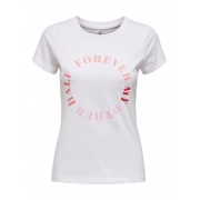 Футболка ONLLOVE LIFE FIT S/S TOP BOX JRS 15226018 White HALF ONLY