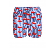 Шорты для плавания JJIBALI JJSWIMSHORTS AKM ITALIA 12186944 Flame Scarlet Jack & Jones