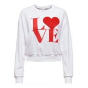 Толстовка ONLLOVE LIFE L/S O-NECK SWT 15226033 Bright White ONLY