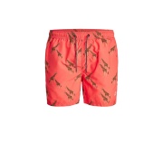 Шорти для плавання JJIBALI JJSWIMSHORTS AKM SAFARI 12184787 Hot Coral Jack & Jones