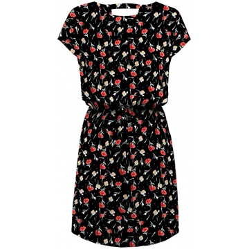 Платье ONLNOVA LIFE CONNIE BALI DRESS AOP WVN 7 15220958 Black FLOR ONLY