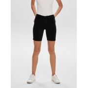 Джинсові шорти ONLRAIN LIFE MID LONG SHORTS NOOS 15176847 Black ONLY