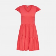 Платье ONLMAY LIFE CAP SLEEVES FRILL DRESS NOOS 15226992 Cayenne ONLY
