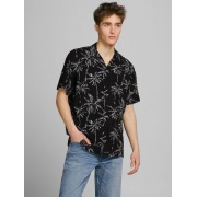 Рубашка пляжная JORCOCO RESORT SHIRT SS BLK 12187990 Black Jack & Jones