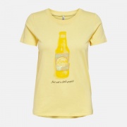 Футболка ONLKITA LIFE REG S/S SEQ TOP BOX JRS 15229226 Sunshine SODA ONLY