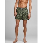 Плавательные шорты JJIMAUI JJSWIMSHORTS ST CAMO PRINT 12186940 Forest Night Jack & Jones