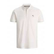 Поло JORPLAYA POLO SS 12188497 Cloud Dancer Jack & Jones