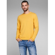 Пуловер JJEBASIC KNIT CREW NECK NOOS 12137190-Golden Orange Jack & Jones