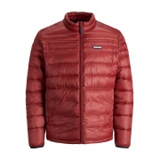 Куртка JJEACE PUFFER COLLAR STS 12189878-Red Dahlia Jack & Jones