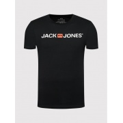 Футболка JJECORP LOGO TEE SS CREW NECK 3PK MP 12191330-White-Pack: 1 Black Jack & Jones