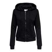 Толстовка ONLFEEL LIFE L/S ZIP HOOD SWT 15240765-Black ONLY