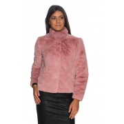 Куртка из искусственного меха ONLVIDA FAUX FUR JACKET OTW NOOS 15160013-Dusty Rose ONLY