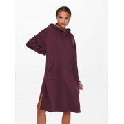 Платье ONLCHELSEA LIFE L/S OVERSIZE DRESS SWT 15241307-Winetasting ONLY