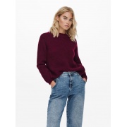 Пуловер ONLJADE L/S PULLOVER KNT NOOS 15179813-Merlot ONLY