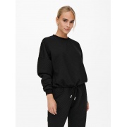 Толстовка ONLSQUARE L/S STRING O-NECK CC SWT 15234269-Black ONLY
