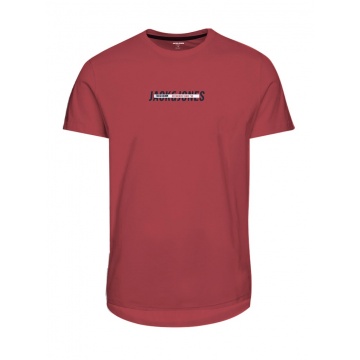 Футболка JJTEO TEE SS 12200238-True Red-Print:Small print Jack & Jones