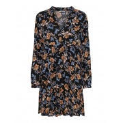 Платье ONLALMA LIFE VIS L/S LOOSE DRESS AOP PTM 15264247-Black-AOP:Fiona blossom ONLY
