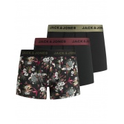 Белье 3шт JACFLOWER MICROFIBER 3 PACK 12194284-Black-Detail:Black Jack & Jones