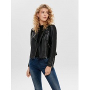 Куртка из искусственной кожи ONLGEMMA FAUX LEATHER BIKER OTW NOOS 15153079-Black ONLY