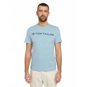 Футболка printed crewneck logo t-shirt 1030527XX1026298 Tom Tailor