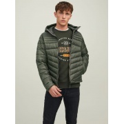 Куртка CONTRAST ZIP JJEHERO PUFFER HOOD NOOS 12211785-Rosin Jack & Jones