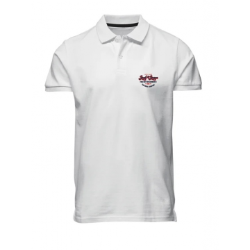 Поло JJANDY POLO SS 12223714-White-Print:SMALL scale Jack & Jones