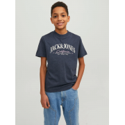 Підліткова футболка JORPALMA BRANDING TEE SS CREW NECK JNR 12235498-Navy Blazer Jack & Jones