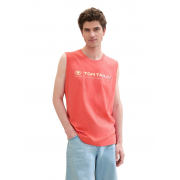 Майка Tanktop with a logo print 1041866ХХ26202 Tom Tailor