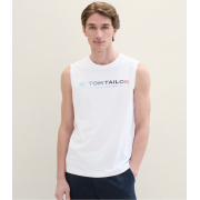 Майка Tanktop with a logo print 1041866ХХ20000 Tom Tailor