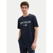 Футболка T-Shirt mit Logo Print 1041871ХХ10302 Tom Tailor