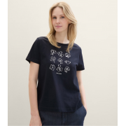Футболка T-Shirt mit Print 1040544ХХ10668 Tom Tailor