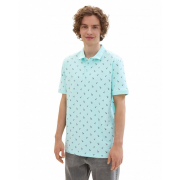 Поло Men's Polo Shirt with Palm Pattern 1042114ХХ35504 Tom Tailor