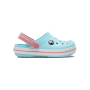 Сабо подростковые UNI Crocband Clog K BBt 207006-4S3-Ice Blue/White CROCS