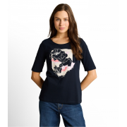 Футболка T-shirt crew neck with print 1050457-10668 Tom Tailor