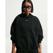 Толстовка W NK STDO FLC MW OS PO HDY IM8502-001 Nike